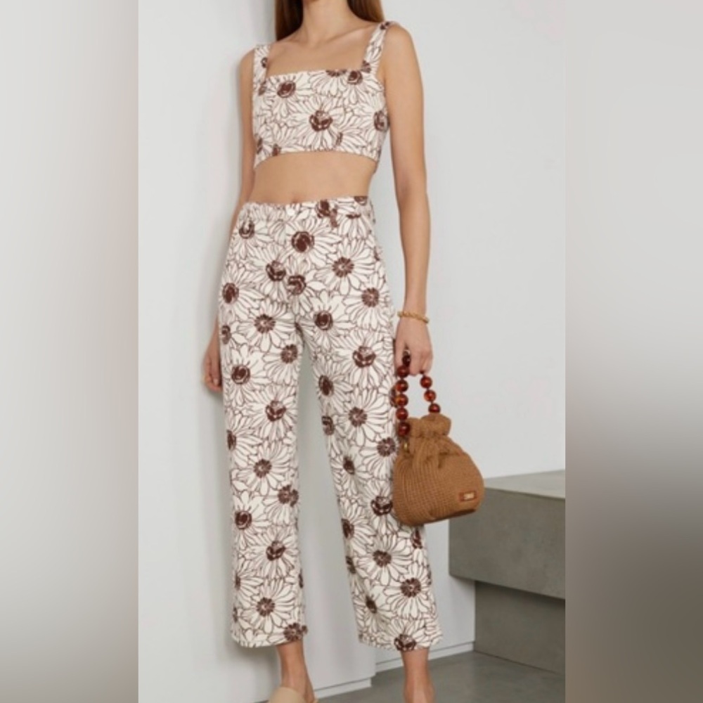 Reformation Floral Wide-Leg set